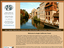 Tablet Screenshot of anglocalifornia.com